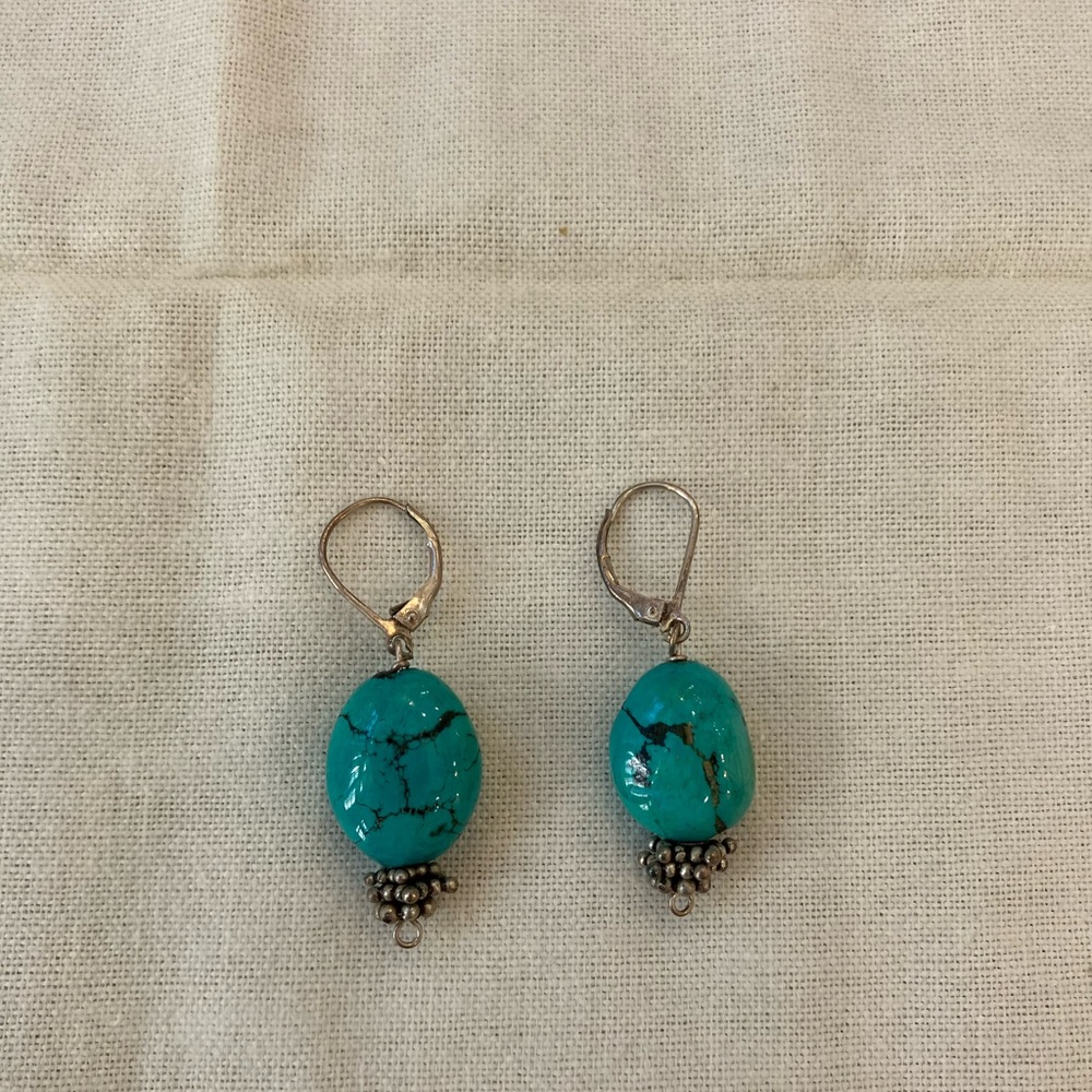 Turquoise drop earrings